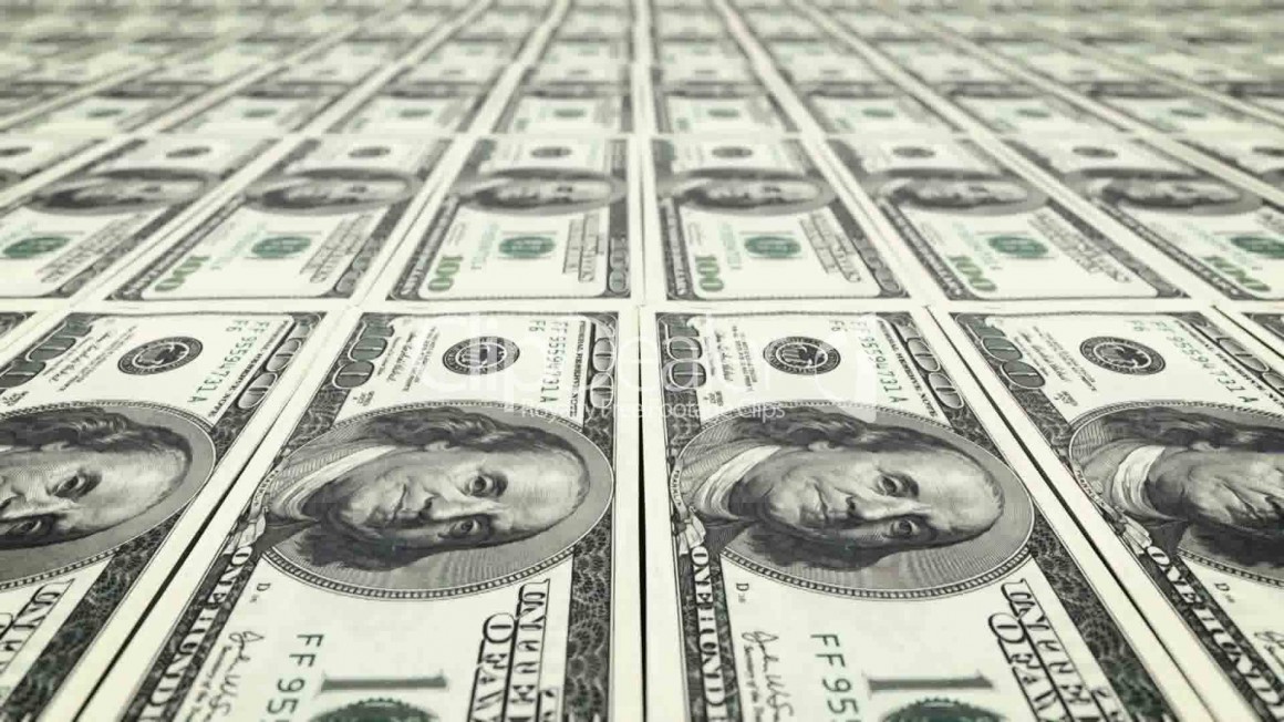 15--1632536-Printing dollar bill money. Loopable