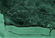 أكبر جبل جليدي