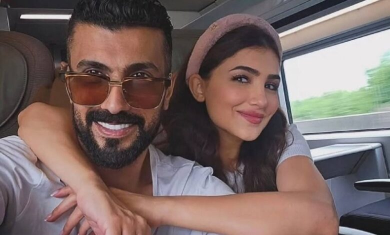 مي عمر ومحمد سامي -- صورة أرشيفية